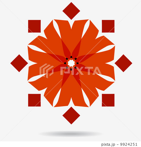 Vector eco icon , flower design element. Vector eco icon , flower design element. 9924251