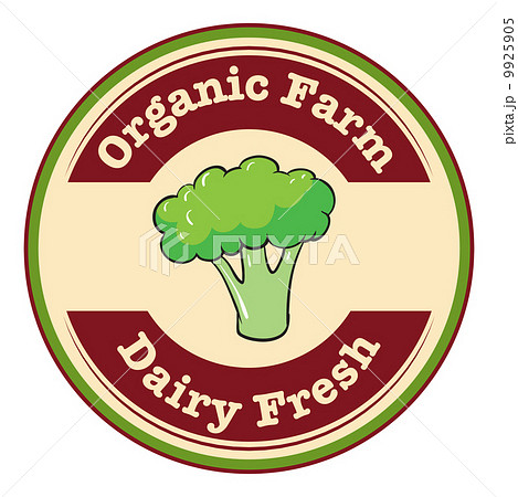 An organic farm and dairy fresh label An organic farm and dairy fresh label 9925905