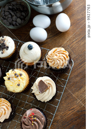 Gourmet Cupcakes and Ingredients 9927763