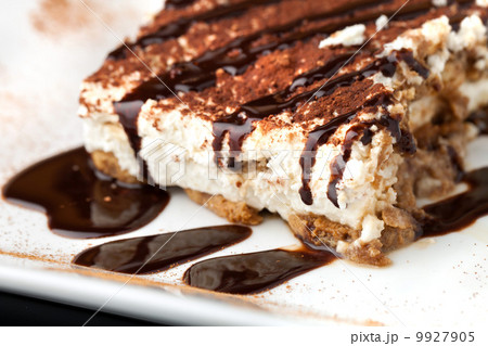 Tiramisu with Chocolate Sauce 9927905