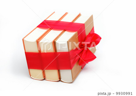 A stack of books on a white background. A stack of books on a white background. 9930991