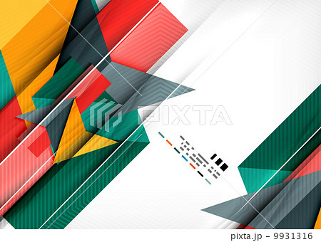 Geometric abstraction business poster 9931316