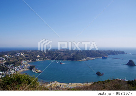 寝姿展望台より下田港を見下ろす(静岡県下田市) 寝姿展望台より下田港を見下ろす(静岡県下田市) 9931977