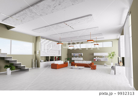 Interior of modern living room 9932313