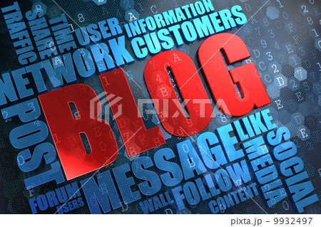 Blog - Wordcloud Concept. Blog - Wordcloud Concept. 9932497
