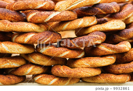 Delicious fresh Turkish bagels 9932861