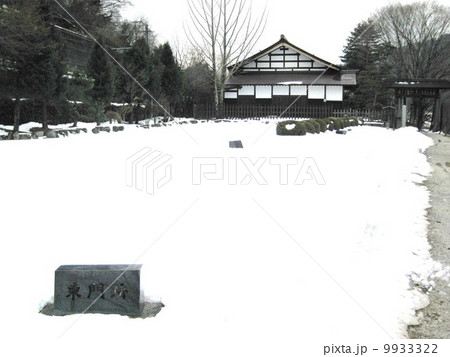 冬の木曽福島　関所跡 9933322