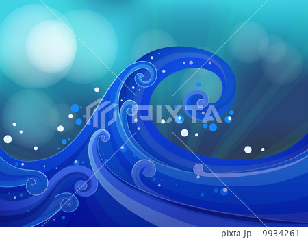 An artwork with waves An artwork with waves 9934261