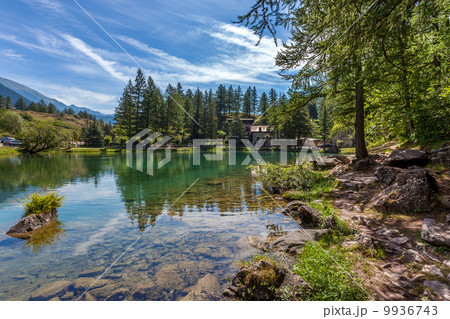 Lake Laux in Italian Alps. Lake Laux in Italian Alps. 9936743