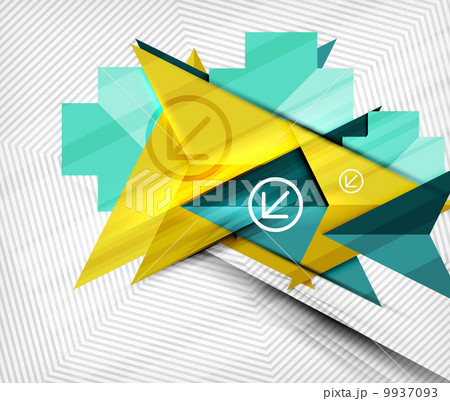 Geometric abstraction business poster 9937093