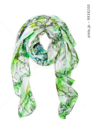 Warm scarf isolated on the white background 9938200