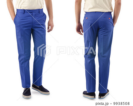 Trousers on the model isolated 9938508