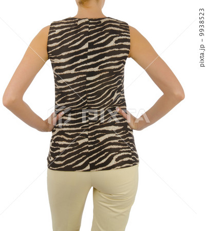 Woman in fashion dress concept on white Woman in fashion dress concept on white 9938523