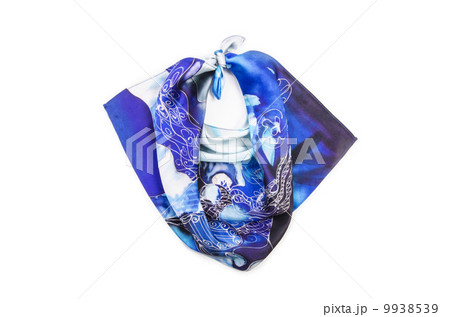 Scarf isolated on the white background Scarf isolated on the white background 9938539