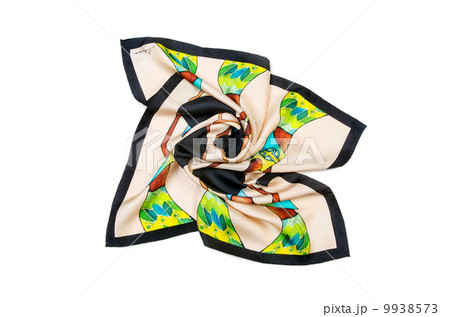 Warm scarf isolated on the white background 9938573