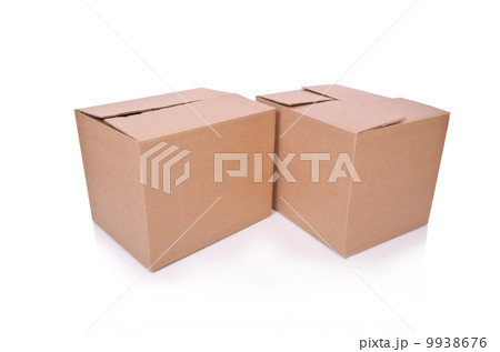 Carton boxes isolated on the white background 9938676