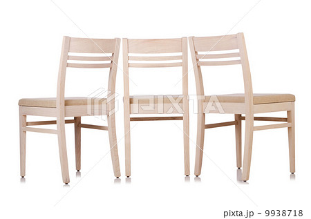 Set of chairs isolated on white Set of chairs isolated on white 9938718