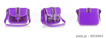 Set of woman bags isolated on the white Set of woman bags isolated on the white 9938962