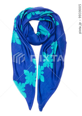 Fashion concept with scarf on white 9939005