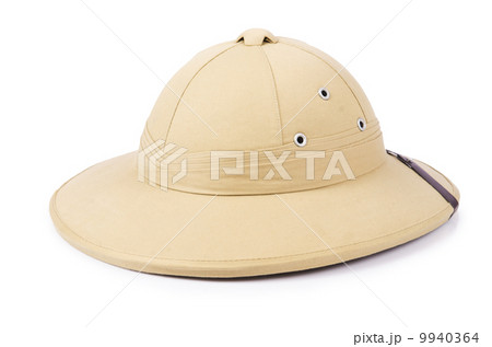 Safari hat isolated on the white Safari hat isolated on the white 9940364