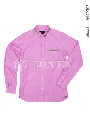 Nice male shirt isolated on the white 9940508
