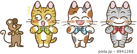 トリオ猫とネズミ 9941268