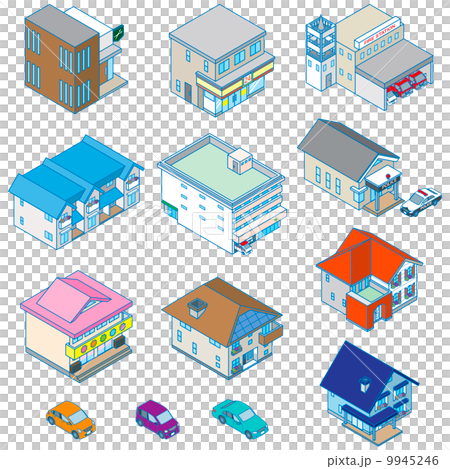 Various buildings / three-dimensional map Various buildings / three-dimensional map 9945246