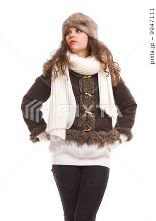 woman in warm clothing winter fashion 9947111