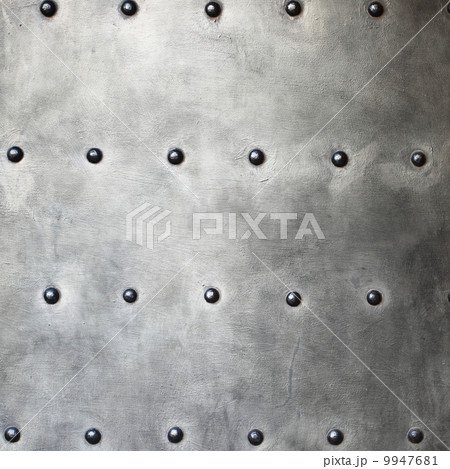 Black metal plate or armour texture with rivets Black metal plate or armour texture with rivets 9947681