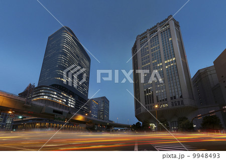 肥後橋の夜景 肥後橋の夜景 9948493