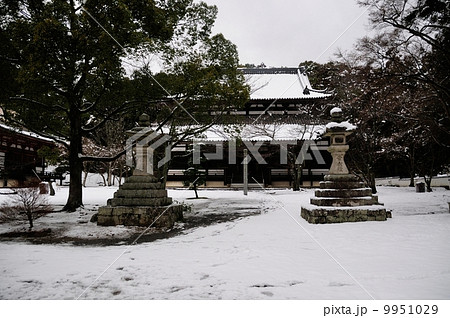 雪の根来寺(大伝法堂) 9951029
