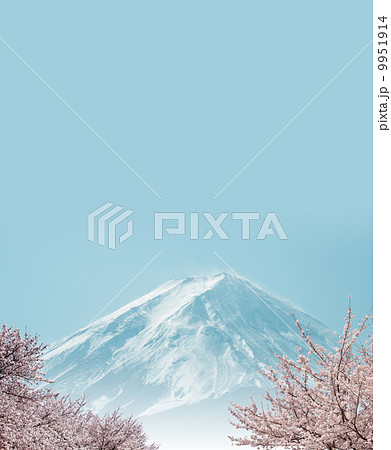 桜　富士山　イメージ 9951914