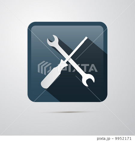 Repair Icon. Screwdriver and Spanner, Wrench. 9952171