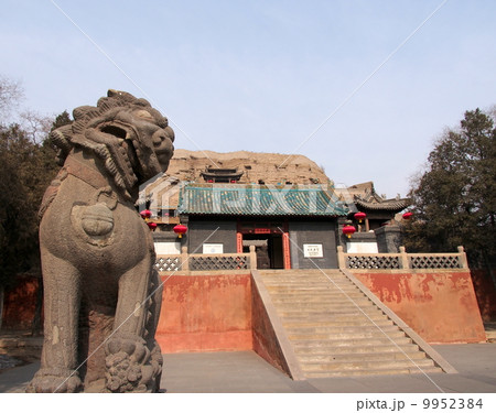 世界遺産　中国　雲崗石窟　石仏古寺 9952384