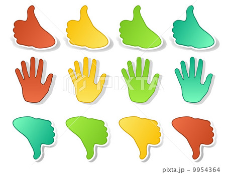 Hands expressions stickers 9954364