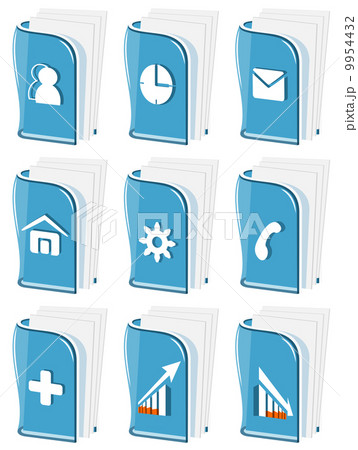 Glass Business Icons Glass Business Icons 9954432