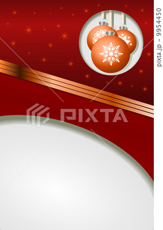 Christmas balls on a red festive background Christmas balls on a red festive background 9954450