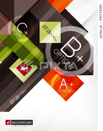 Business geometric infographic option banner 9954886