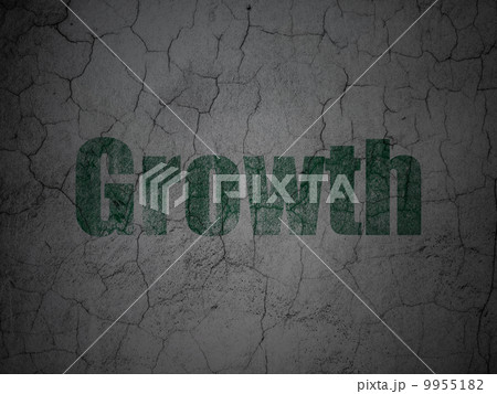 Finance concept: Growth on grunge wall background Finance concept: Growth on grunge wall background 9955182