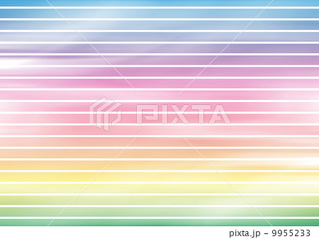 虹色のグラデーションのイラスト素材
