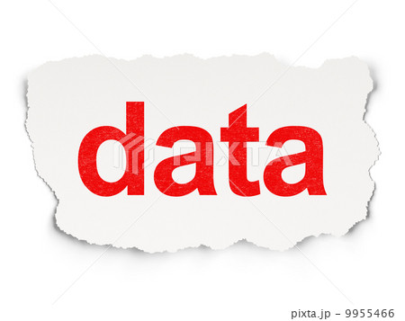 Information concept: Data on Paper background 9955466