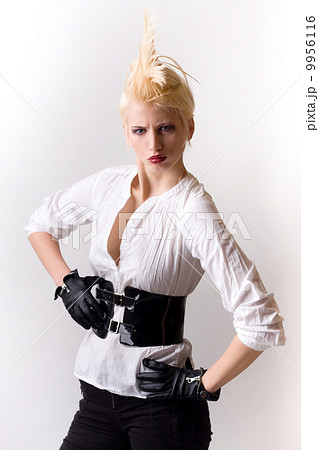 punk blonde attractive fashion girl punk blonde attractive fashion girl 9956116