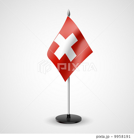 Table flag of Switzerland 9958191