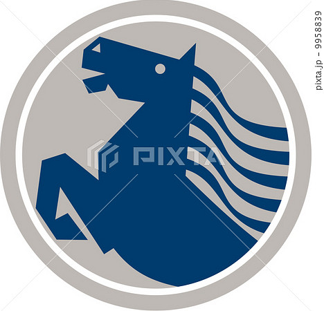 Prancing Horse Side Circle 9958839