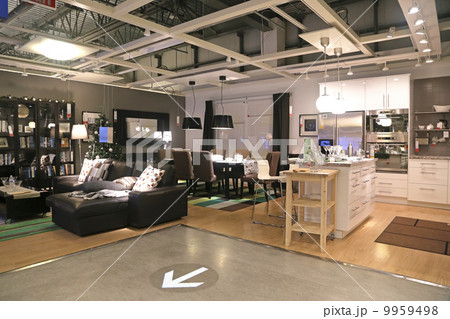 Show room inside ikea store 9959498