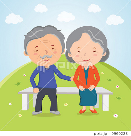 Lovely elderly couple Lovely elderly couple 9960228