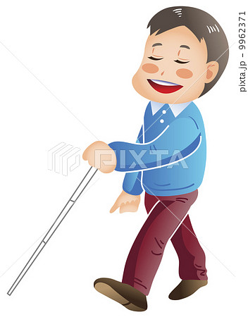 目の不自由な方 9962371