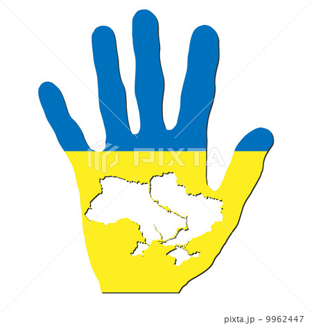 ukraine in hand 9962447