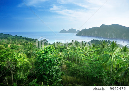 View from view point of  Phi-Phi island in Thailand 9962476