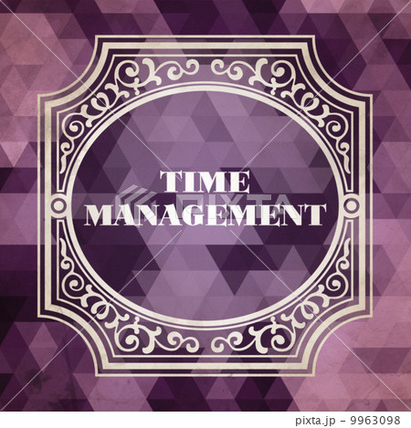 Time Management. Vintage Background. 9963098